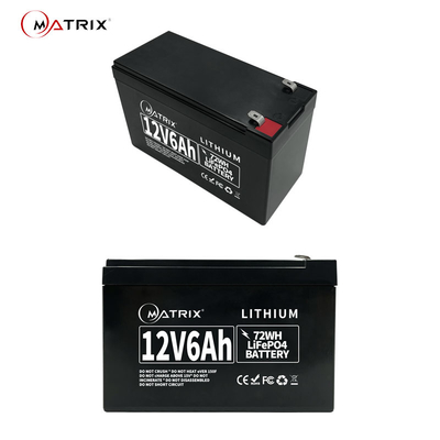 72WH Lithium 12V Deep Cycle LiFePO4 Battery 4S1P