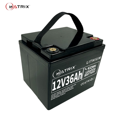 12V 36Ah LFP Replacement Lithium Battery For Sealed Lead Acid Batteries UPS