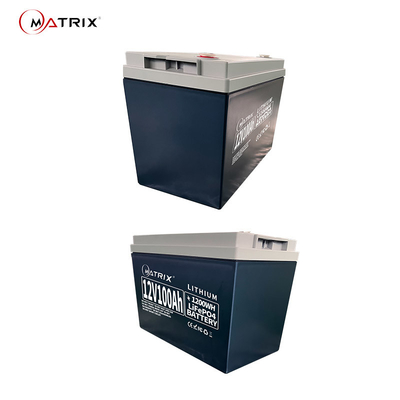 MATRIX UPS Rechargeable Batteries 12v 100ah LEP Lithium Iron Phosphate Batteries