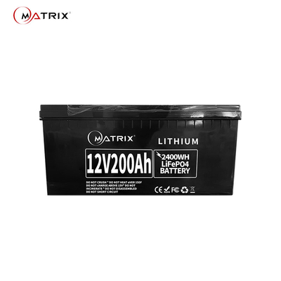12v 200ah Lifepo4 Deep Cycle Lithium Battery Built In BMS