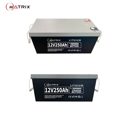 MATRIX 12v 250ah Lithium Iron Phosphate Battery Pack Primastic Cell 5000wh