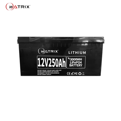12v 250ah Lithium Primary Batteries Deep Cycle For Solar