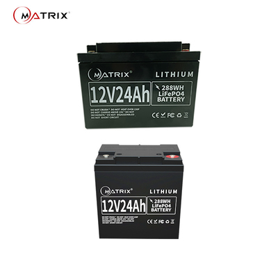 12V24Ah Lithium Iron Phosphate Battery For Servers Backup Power UPS