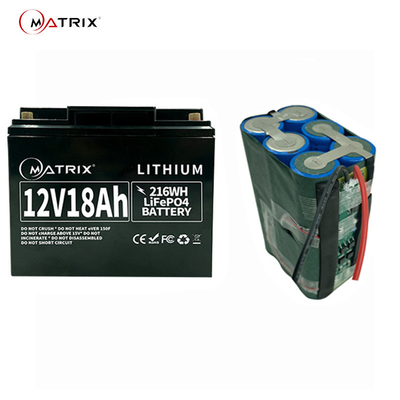 12.8v 18ah Lithium Iron Phosphate Battery Lifepo4 For Lead Acid Upgrade
