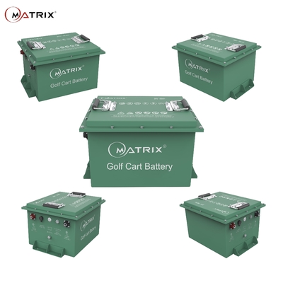 160Ah 48 Volt Lithium Ion Battery For Golf Cart 16S2P Metal Casing
