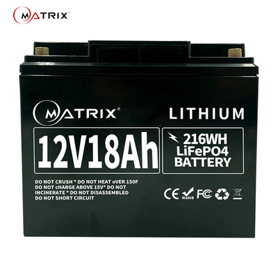 Long Life 12V Solar Energy Battery 12.8v 18ah 4s3p With 32700 Li-Ion Cells